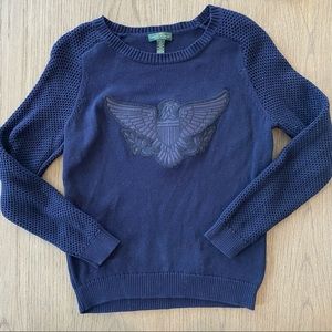 Lauren Jeans co. Eagle sweater